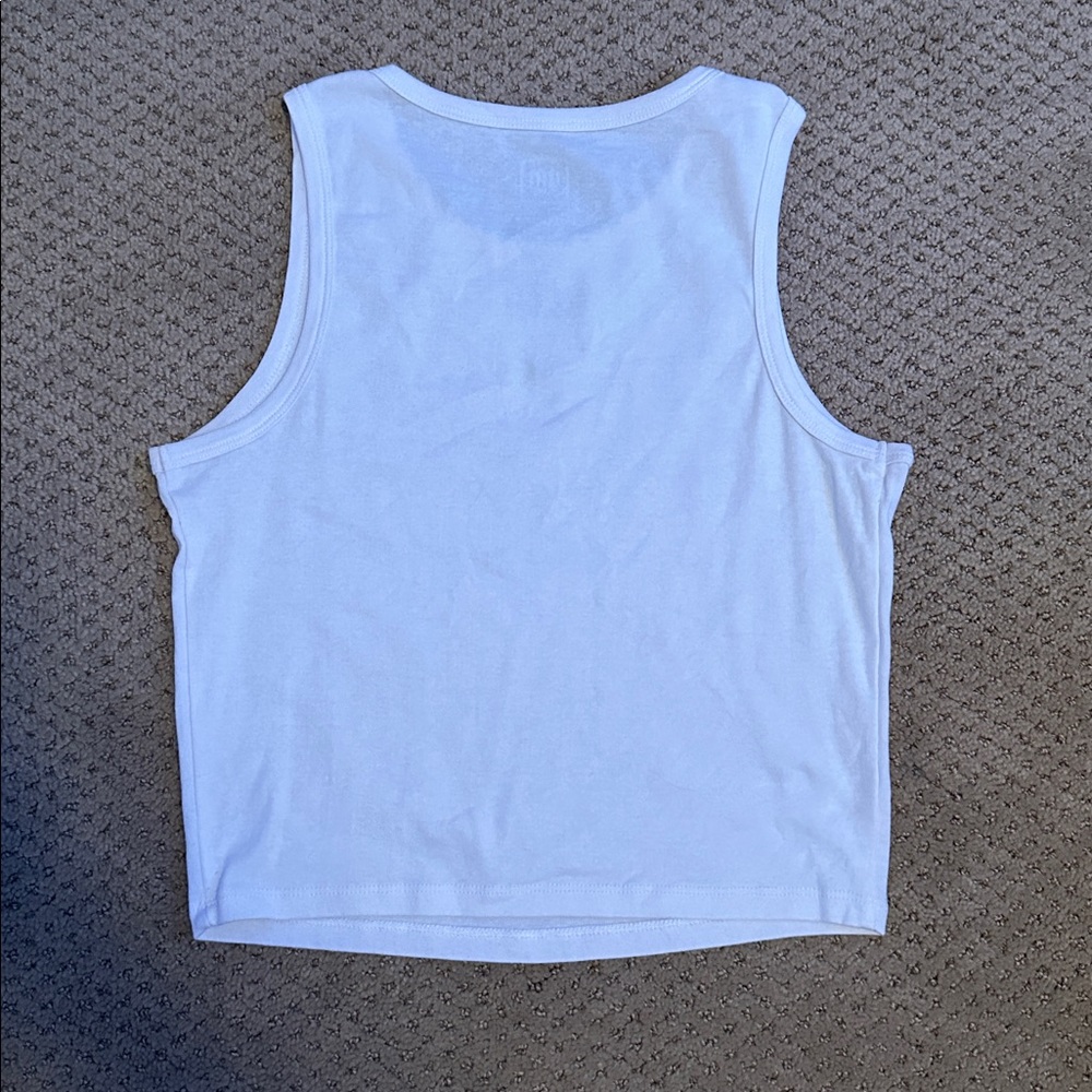 Corvette White Tank Top - Picture 2 of 4